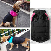 🐾 Winter Waterproof Dog Vest — Fleece-Lined, Zipper & Built-in Harness (S–7XL)