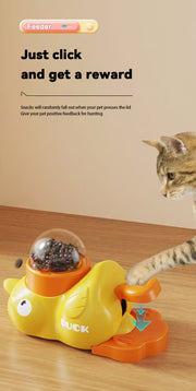 🐣 Little Yellow Duck Interactive Pet Feeder