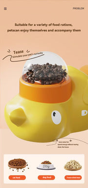 🐣 Little Yellow Duck Interactive Pet Feeder