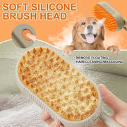 🌫️ 3-in-1 Pet Steam Brush — Nano Mist Grooming, Deshedding & Massage for Cats & Dogs
