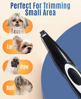 ✂️ Pet Mini Safe Trimmer — Quiet Cordless Grooming for Dogs & Cats