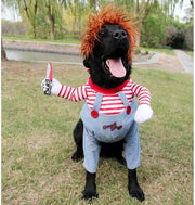 🎃 Dog Halloween Costume — Deadly Doll & Guitar Dog