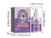 🦷 Pet Teeth Cleaning Spray — VOHC Certified, Kills 98.99% Bacteria, Dogs & Cats