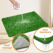 🐾 Indoor Dog Grass Pee Pad — Easy Potty Training
