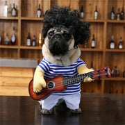 🎃 Dog Halloween Costume — Deadly Doll & Guitar Dog