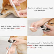 🦷 Pet Teeth Repair Pen Kit — 2-Step Natural Dental Care for Dogs & Cats