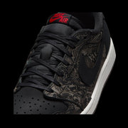 Air Jordan 1 Retro 1 Low OG LS (Black/Varsity Red-Summit White)