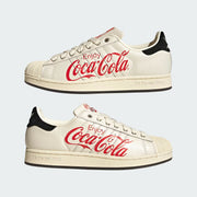 Men's Adidas x Coca-Cola Superstar II - Core White / Core Black / Cream White