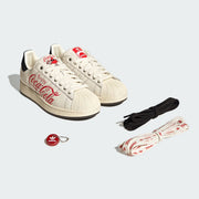 Men's Adidas x Coca-Cola Superstar II - Core White / Core Black / Cream White